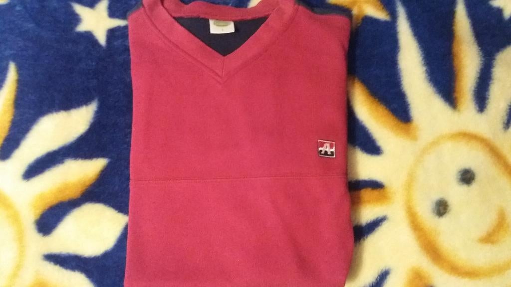 pull pour homme pour hivers taille L marca vintage année 90, Rouge, Enlèvement ou Envoi, Marca, Taille 52/54 (L)