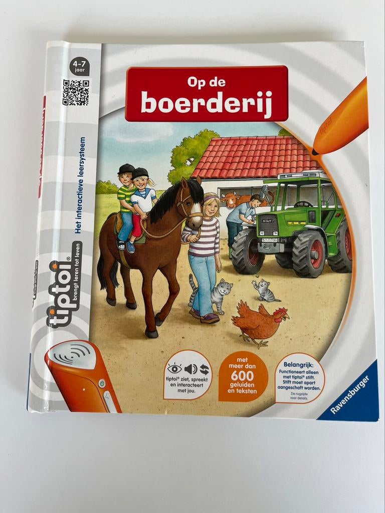 Tiptoi ‘Mijn boerderij’- NIEUW, Kinderen en Baby's, Ophalen of Verzenden, Nieuw, Elektronica, Met geluid