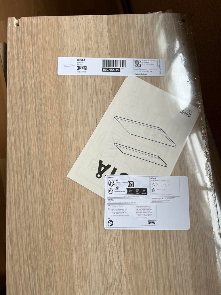 Tablette ikea Besta, Enlèvement ou Envoi, Comme neuf