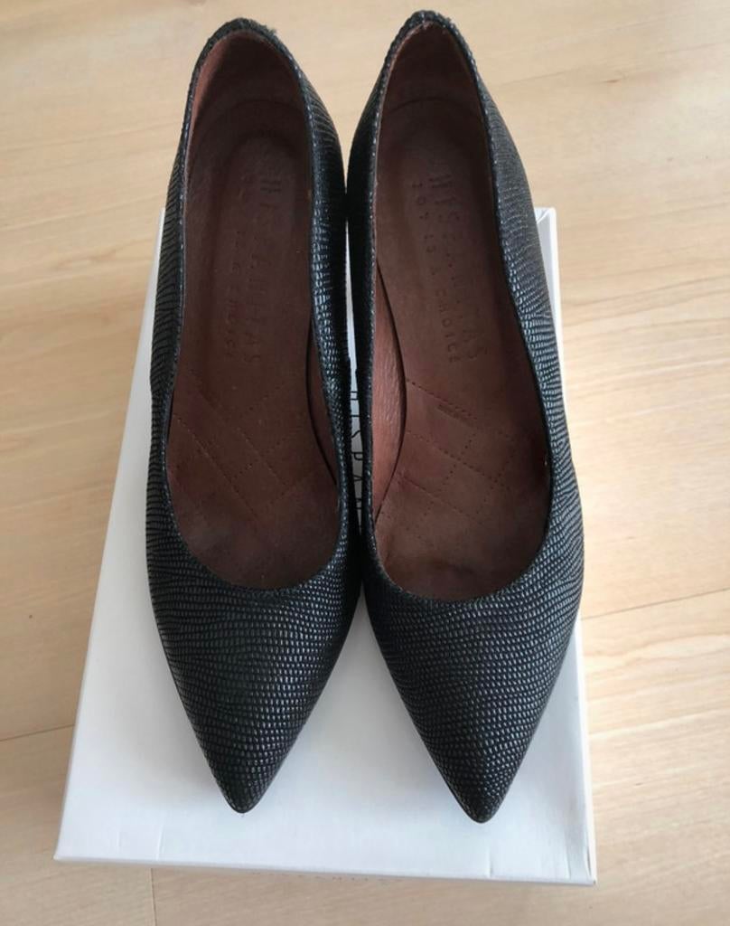 Zwarte pumps Hispanitas maat 39,5, Ophalen of Verzenden, Zo goed als nieuw, Zwart, Pumps