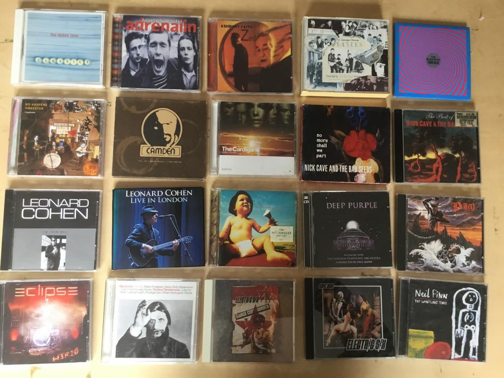 72 cd’s - rock, metal, punk, dance, hiphop, Comme neuf