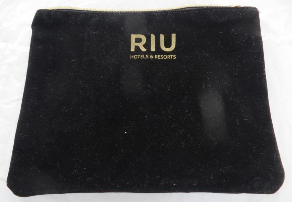 toiletzak zwarte veloers sluit met rits 23 x 17,5 cm, Ophalen of Verzenden, Nieuw, Zwart, Heer of Dame
