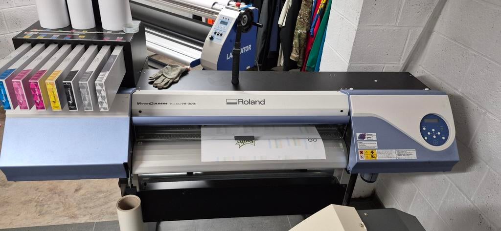 Roland VS 300i eco-solventprinter, Ophalen, Printer