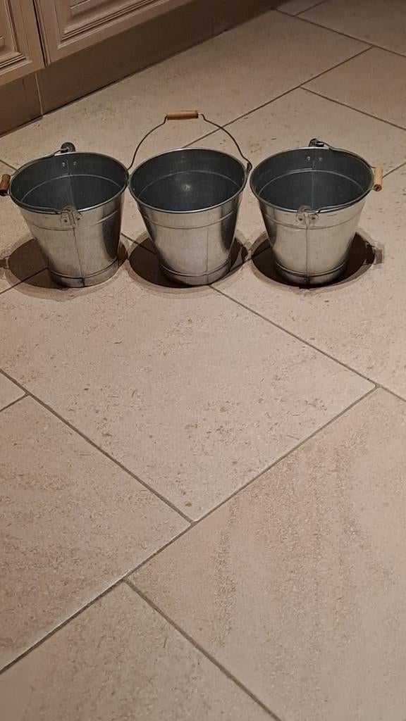 Gegalvaniseerde emmers, Ophalen of Verzenden, Nieuw