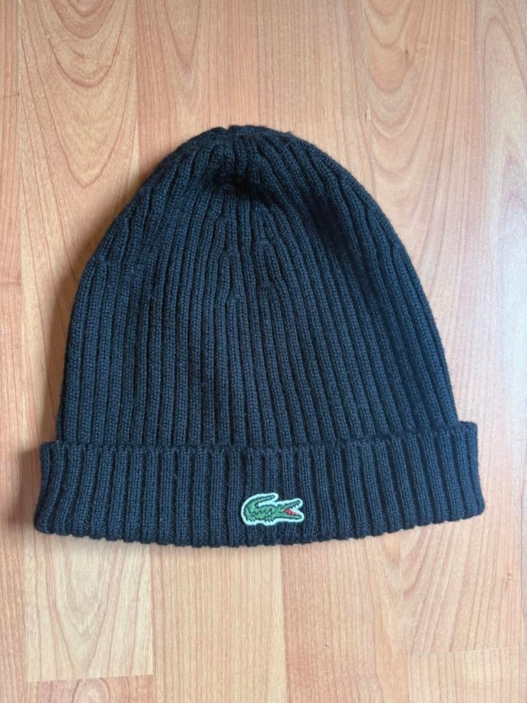 Lacoste muts, Kleding | Heren, Mutsen, Sjaals en Handschoenen, Ophalen of Verzenden, Zo goed als nieuw, Maat 48/50 (M), Muts