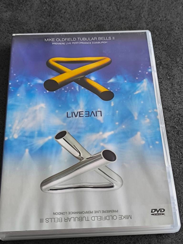 DVD Mike Oldfield, Tubular Bells II & III, Ophalen of Verzenden, Gebruikt