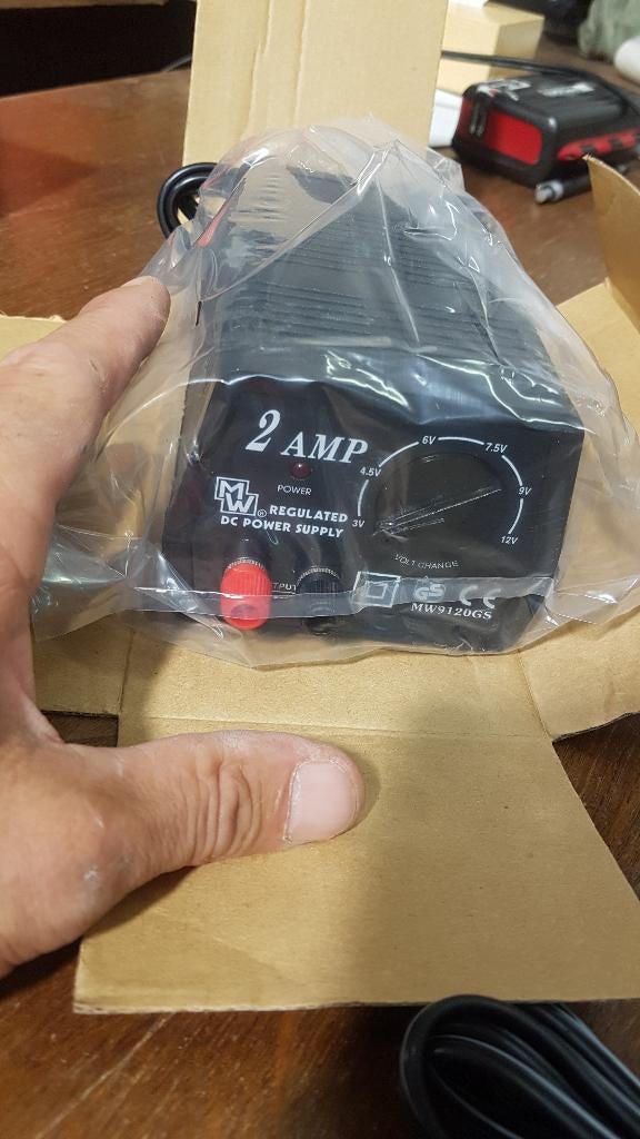 Regelbare voeding AC - DC  3V -..... 12V DC, Ophalen of Verzenden, Nieuw
