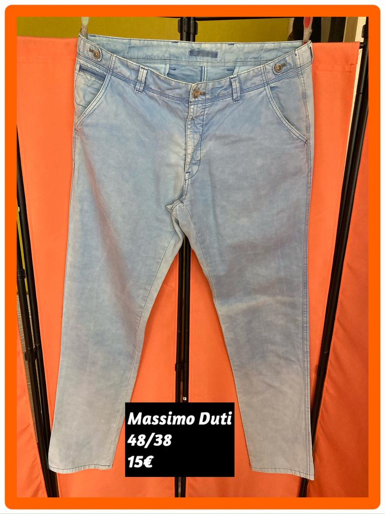 Chino broek heren 48/38. Massimo Duti, Massimo Duti, Enlèvement ou Envoi, Taille 56/58 (XL), Comme neuf