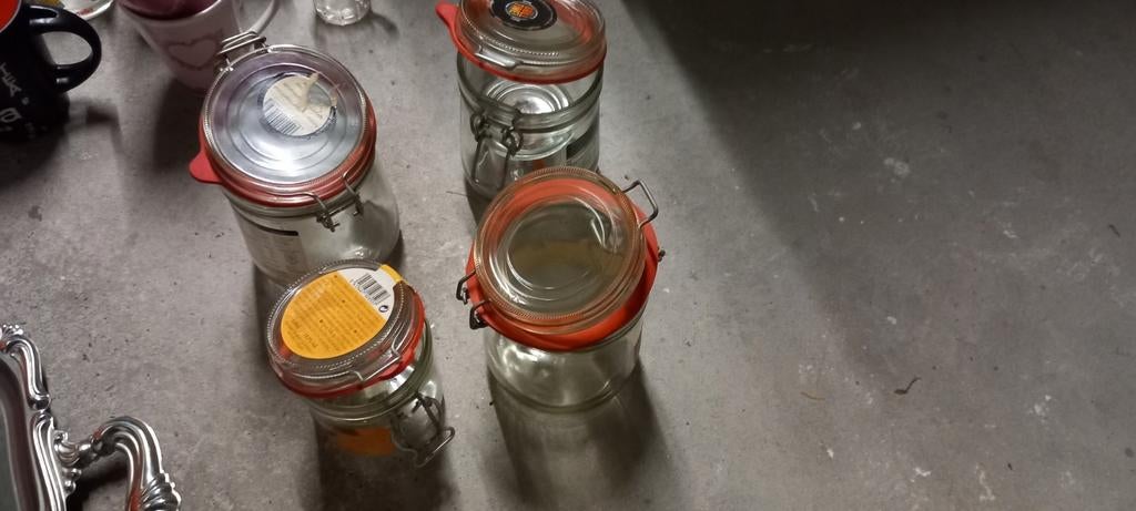 Weckpotten, Huis en Inrichting, Ophalen, Gebruikt, Glas, Pot, Bus of Blik