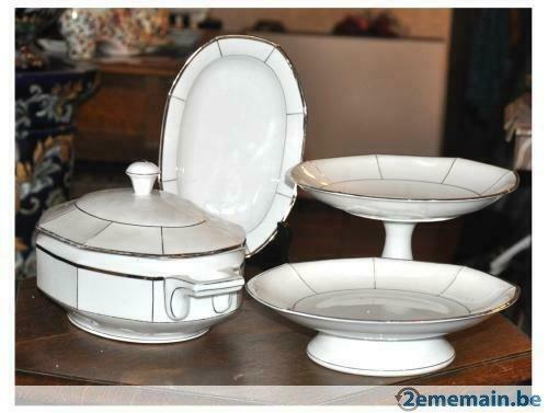 §  4 pièces de service de table en porcelaine bavaria, Enlèvement