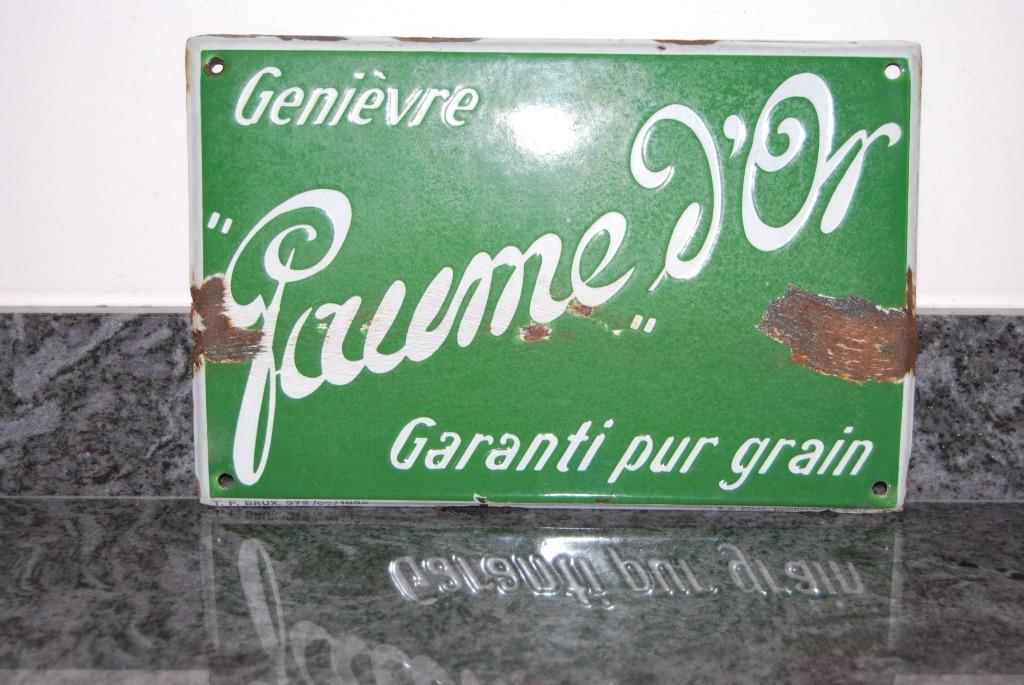 GAUME D'OR GENIEVERRE. 1932. OUDE GEËMAILLEERDE PLAAT, Ophalen of Verzenden