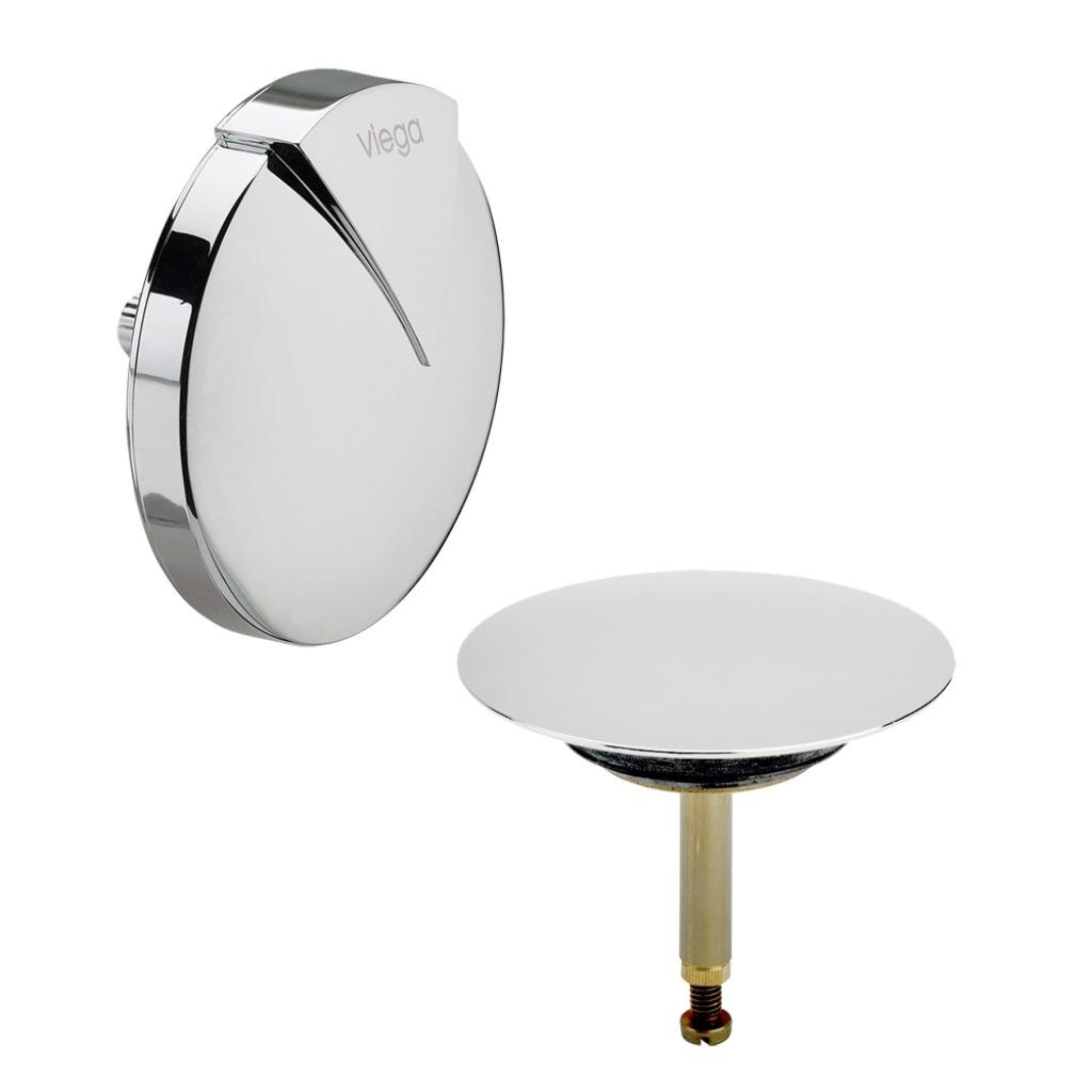 Viega multiplex visign M1 knop badafvoer chroom, Verzenden, Nieuw, PVC, Afvoer