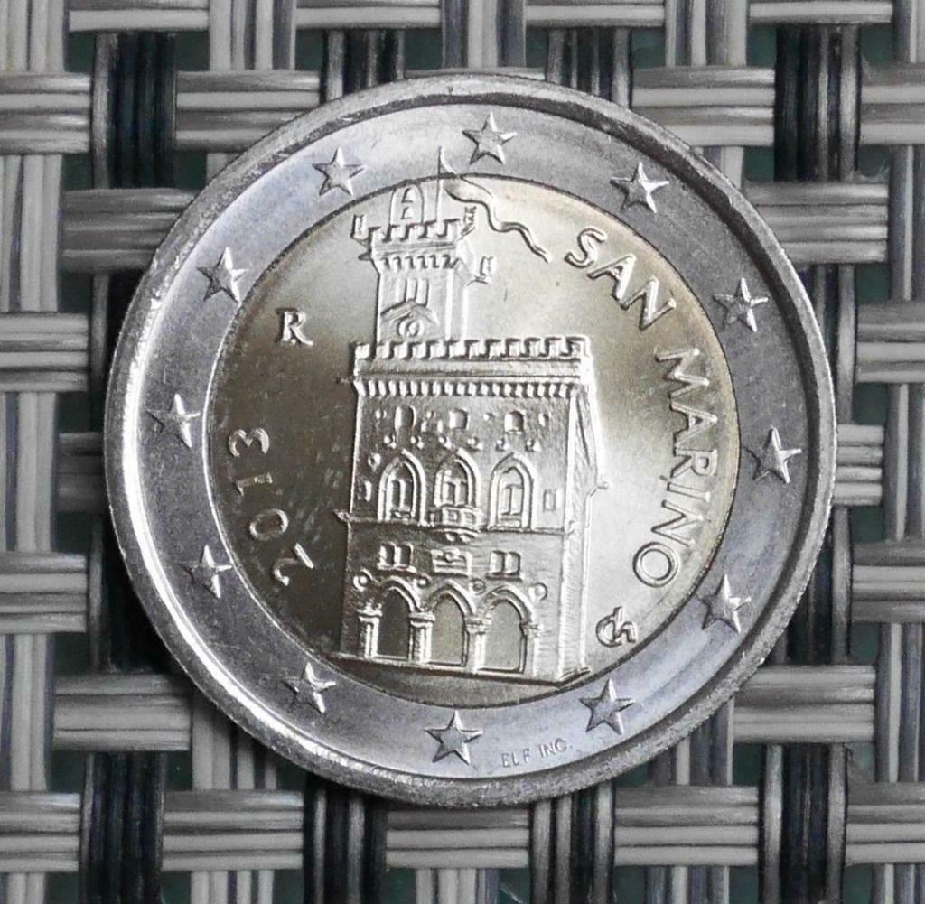 2 euro Saint Marin 2013 UNC, Enlèvement ou Envoi, Saint-Marin, 2 euros, Série