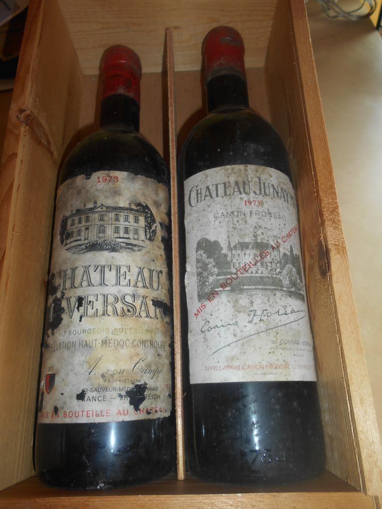 COFFRET DE VIN DE COLLECTION 1973 - 2 bouteilles, Neuf, Pleine, Enlèvement, Vin rouge
