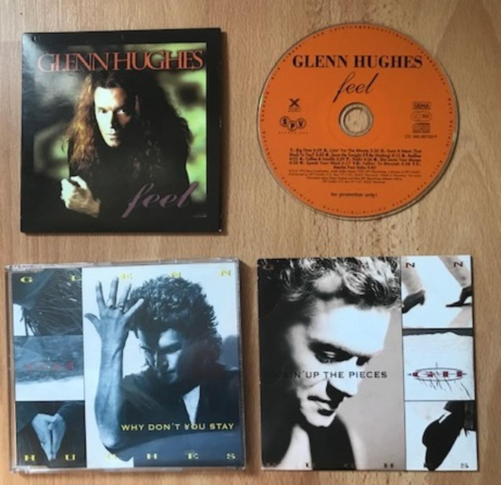 LOT DE 3CD GLENN HUGHES FEEL PROMO + 2 SINGLES DEEP PURPLE, CD & DVD, CD | Hardrock & Metal, Enlèvement ou Envoi, Comme neuf
