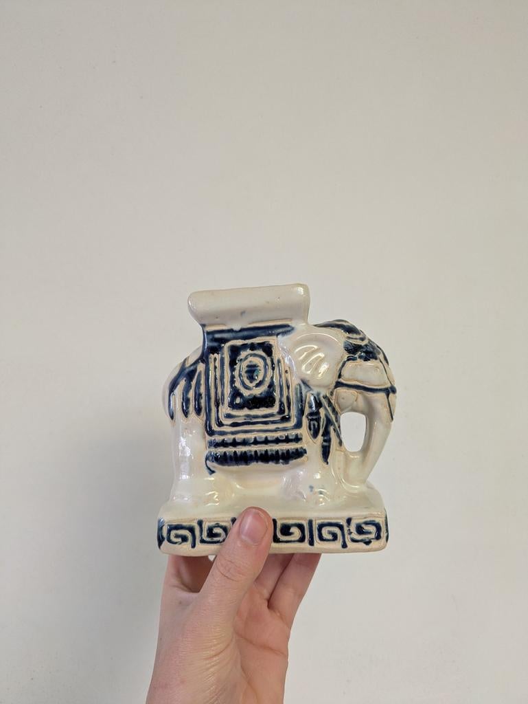 vintage Oosterse olifant, Ophalen of Verzenden, Zo goed als nieuw