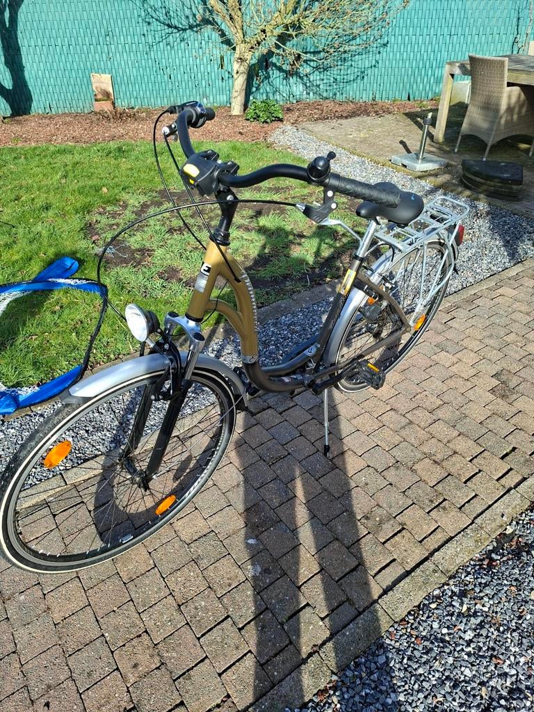 Damesfiets, Ophalen