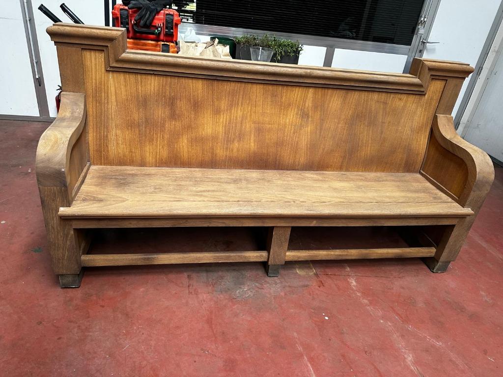 eiken bank - blank of zwart geolied, Ophalen of Verzenden