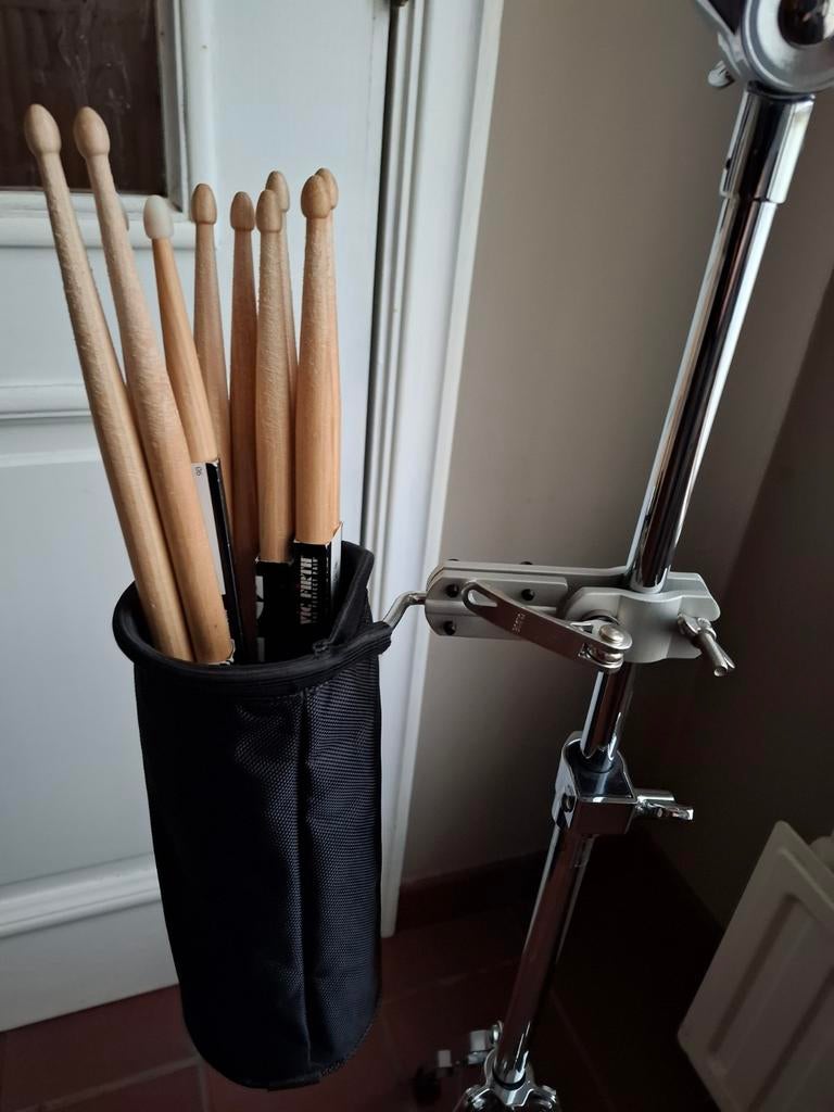 Fazley drumstokken houder, 5 paar drumstokken voor drumstel, Ophalen of Verzenden, Zo goed als nieuw