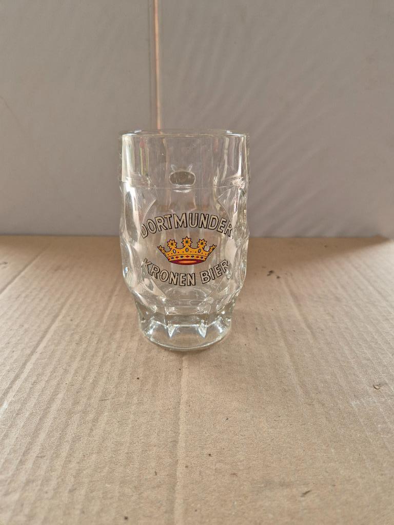 Chope Dortmunder Kronen Bier (modèle 2), Collections, Enlèvement ou Envoi, Utilisé, Chope(s), Autres marques