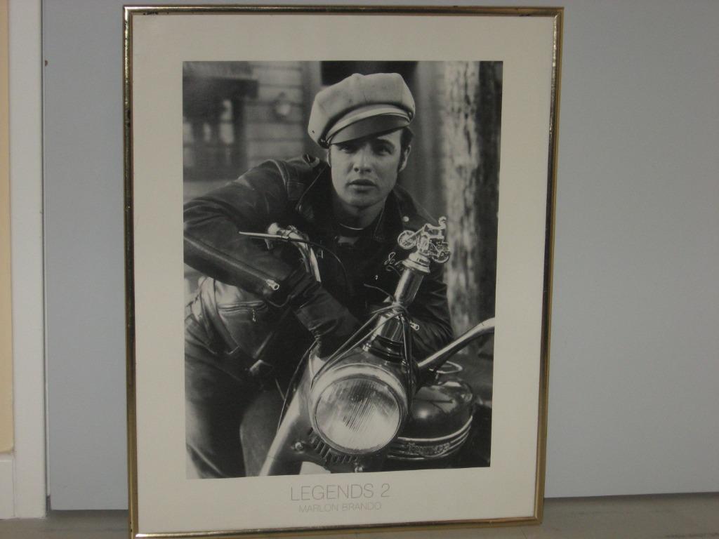 frame van MARLON BRANDO - LE SAUVAGE (1953), Ophalen, Zo goed als nieuw, Rechthoekig Staand, Film en Tv