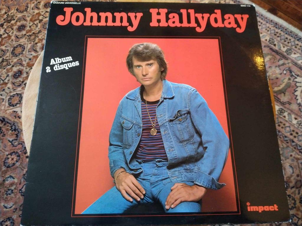 Johnny Hallyday - Album 2 disques, Enlèvement ou Envoi, Utilisé, 12 pouces, Rock and Roll