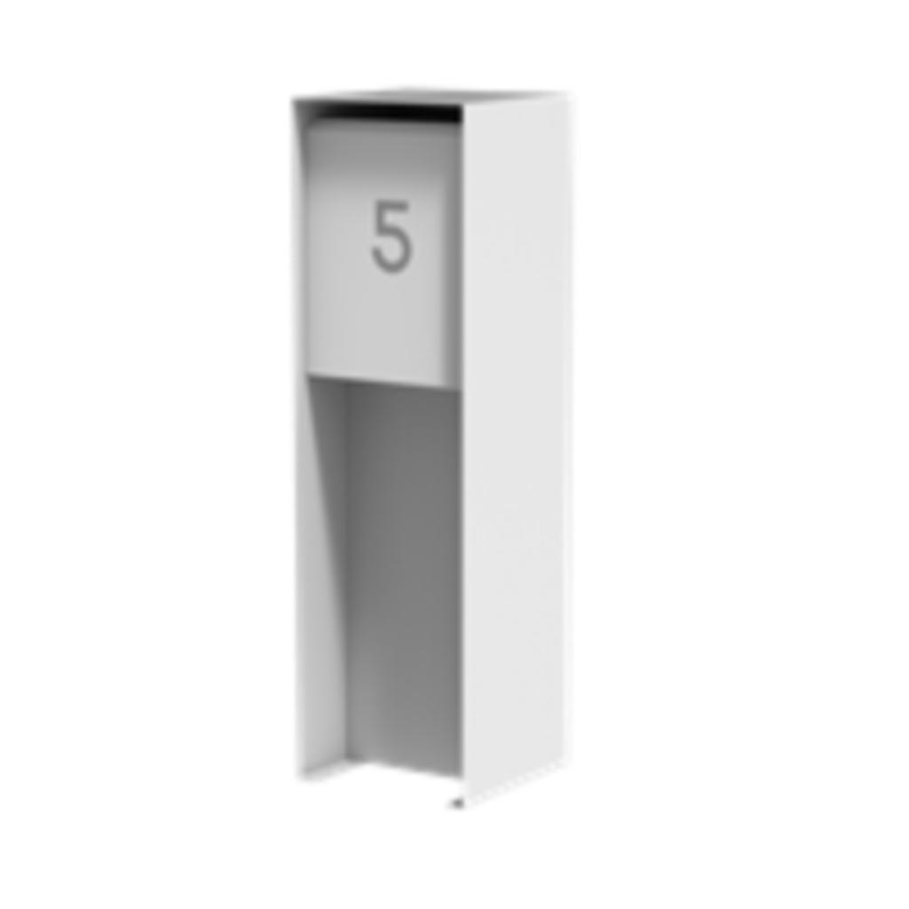 brievenbus aluminium FLYN (in elke ral-kleur), Verzenden, Nieuw, Aluminium, Staande brievenbus