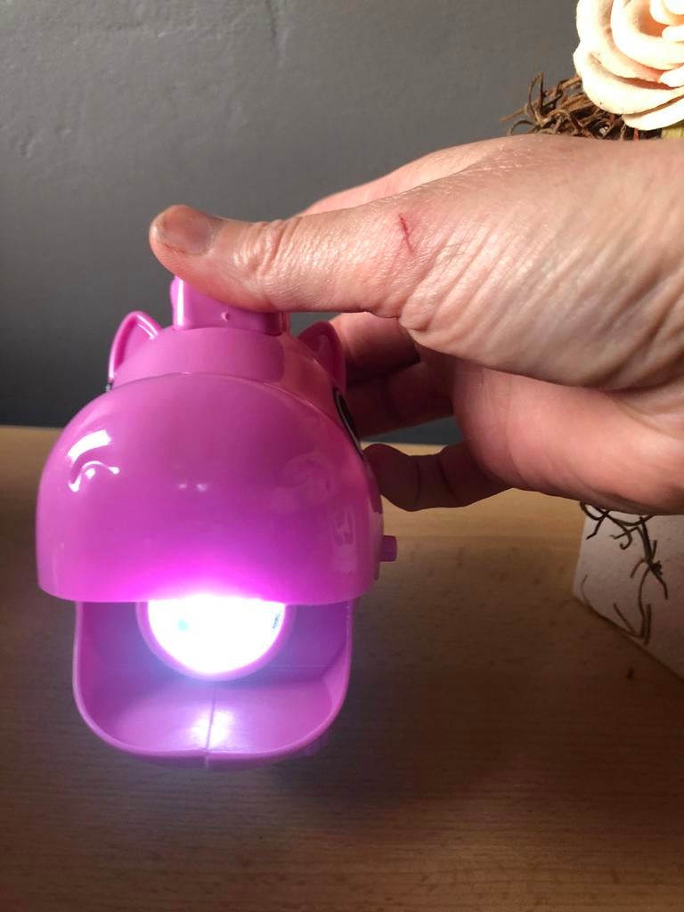 Taslamp met geluid, Caravans en Kamperen, Zaklampen, Ophalen, Zo goed als nieuw, Batterij