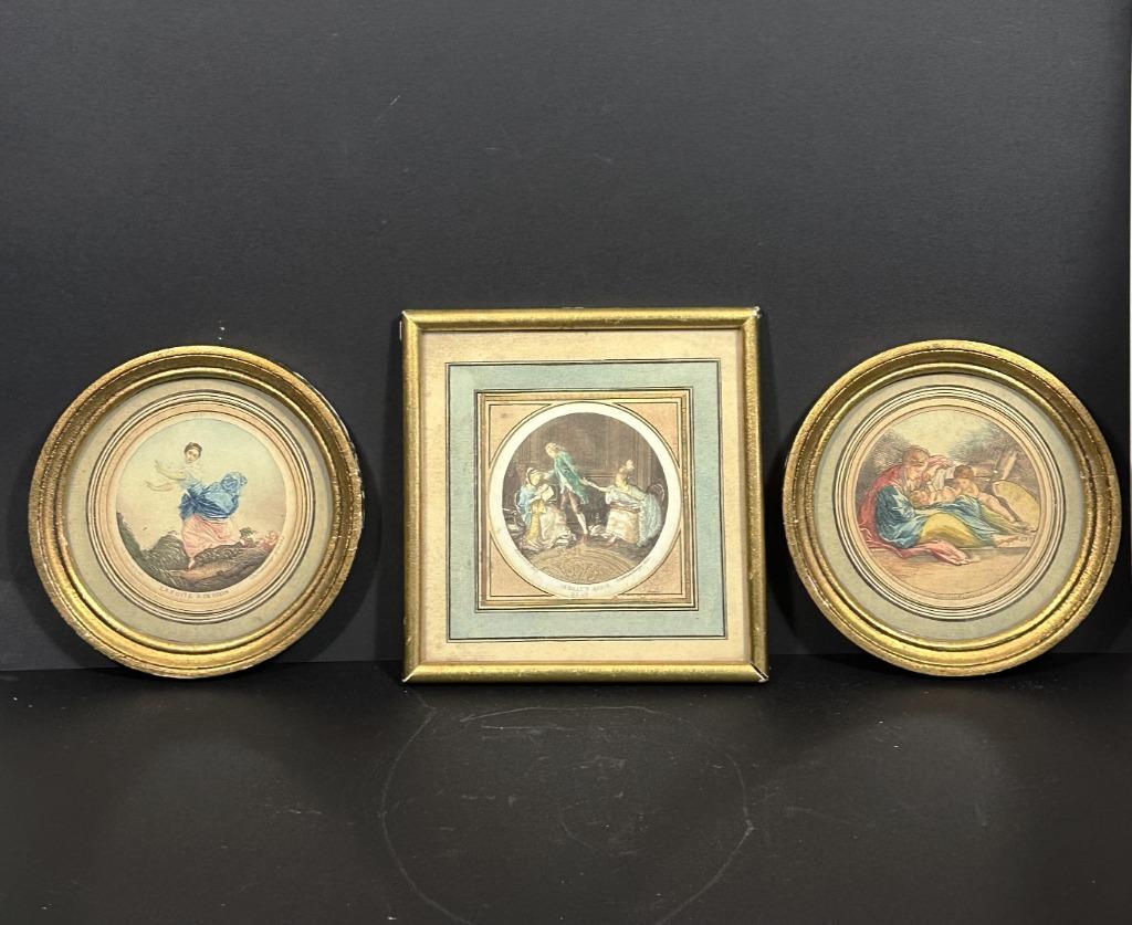 Gravure .G. Schlumberger 3 X, Envoi