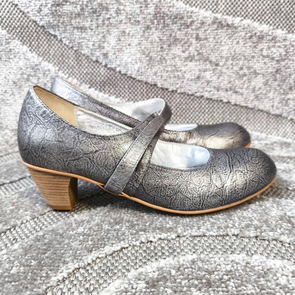 pump zilver leder Livingstone maat uk 6 - eu 39, Kleding | Dames, Ophalen of Verzenden