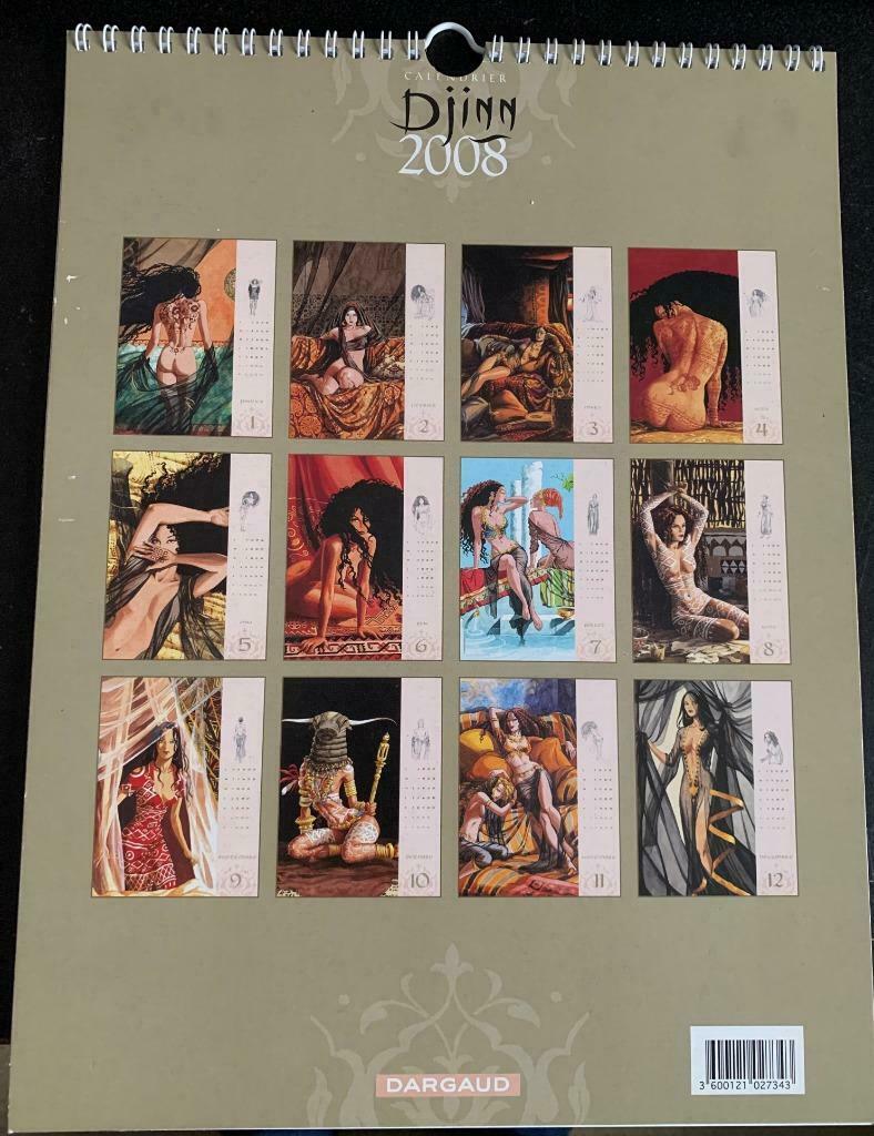 Calendrier BD DJINN 2008 – Collector, Livres, Enlèvement ou Envoi, Comme neuf, Dargaud