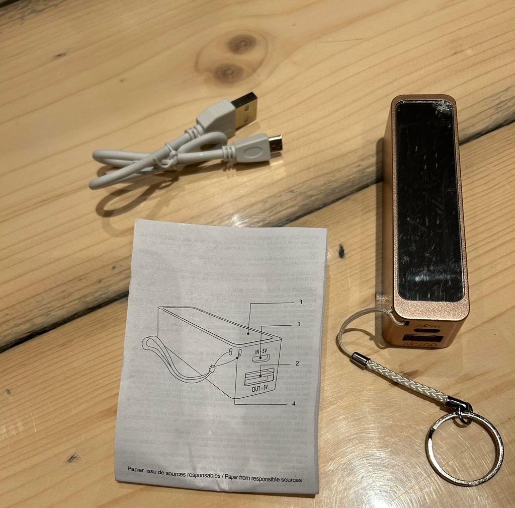 Powerbank met spiegel, Ophalen, Nieuw