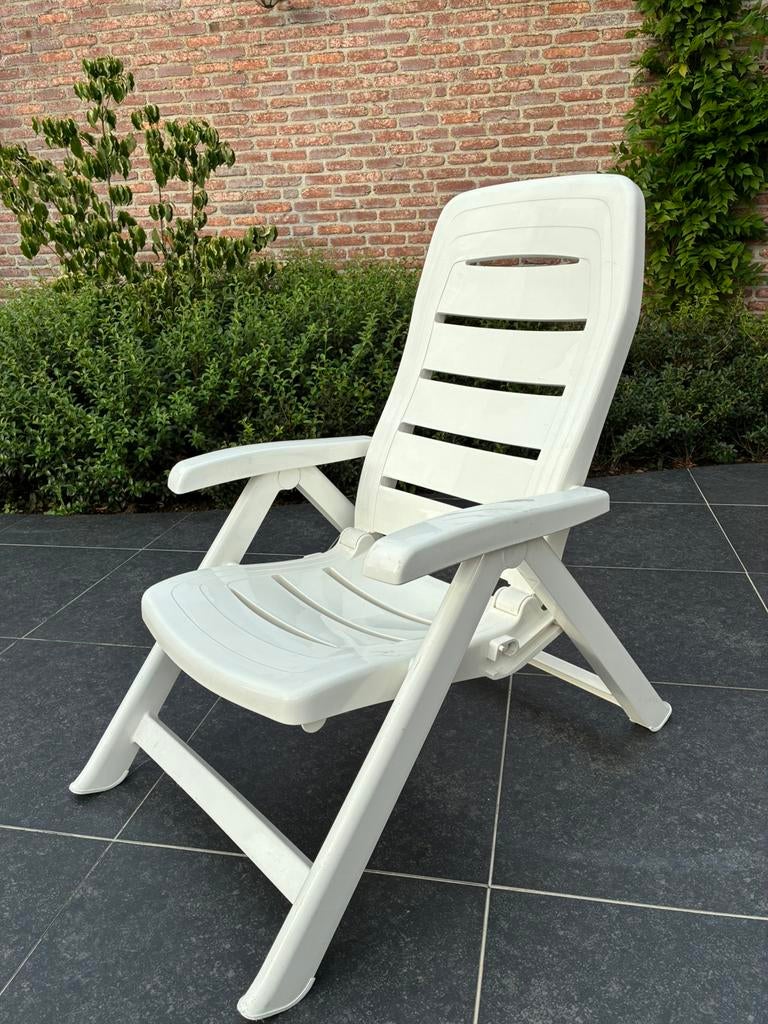 Ligzetel, Tuin en Terras, Ophalen, Gebruikt, Plastic, Verstelbaar