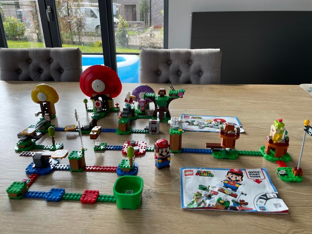 LEGO Super Mario startersset 71360 en uitbreidingsset 71368, Kinderen en Baby's, Ophalen of Verzenden, Zo goed als nieuw, Lego