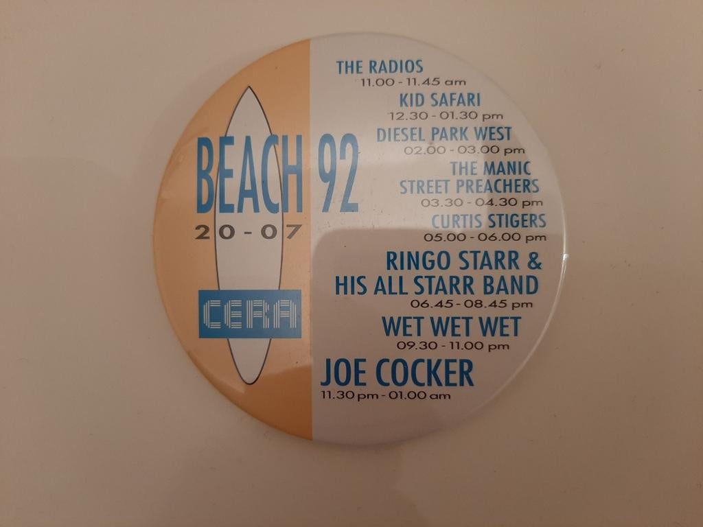 Beach 92 Wet Wet Wet en Joe Cocker, Collections, Enlèvement