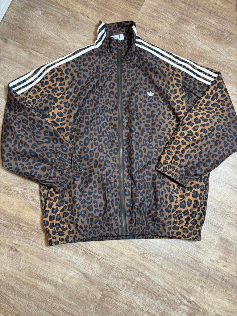 Adidas jack met luipaardprint, Ophalen of Verzenden, Nieuw, Maat 38/40 (M), Bruin