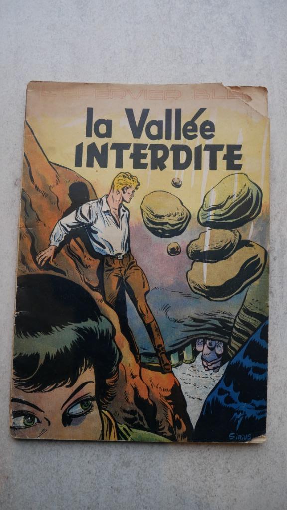 BD Epervier bleu 6 La Vallée interdite 1954  fine BD, Enlèvement ou Envoi, Utilisé