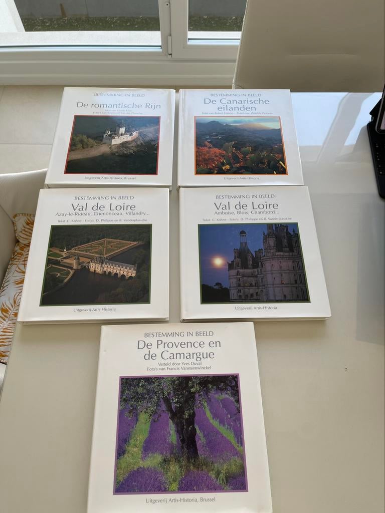 5 Reisgidsen Rijn , Loire , Canarische Eilanden , Provence, Livres, Art & Culture | Arts plastiques, Comme neuf, Enlèvement ou Envoi