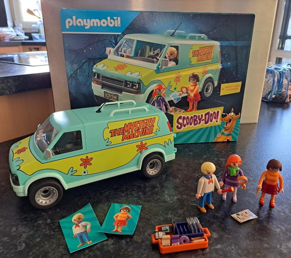 PLAYMOBIL SCOOBY-DOO! Mystery Machine - 70286, Kinderen en Baby's, Ophalen, Zo goed als nieuw, Complete set