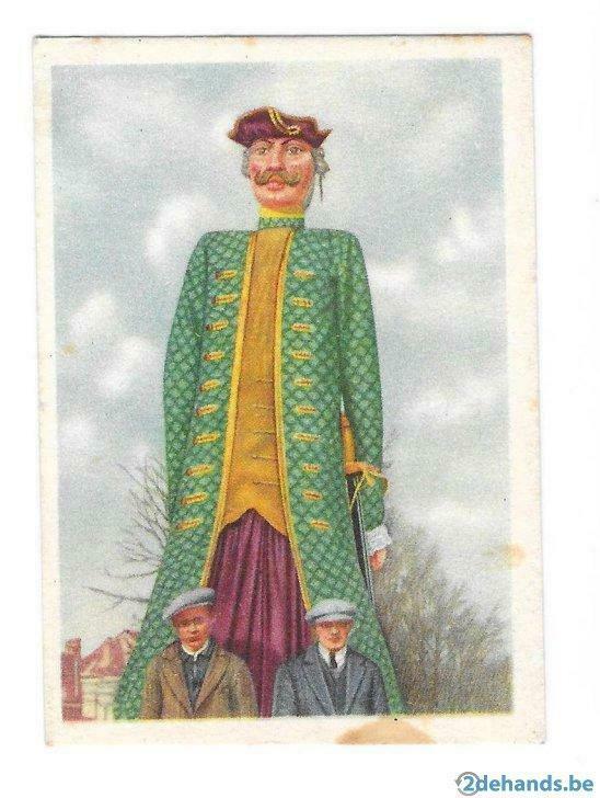 Côte D´Or Belgische Folklore Belge 115 Nijvel Nivelles, Verzamelen, Ophalen of Verzenden, Gebruikt, Prent