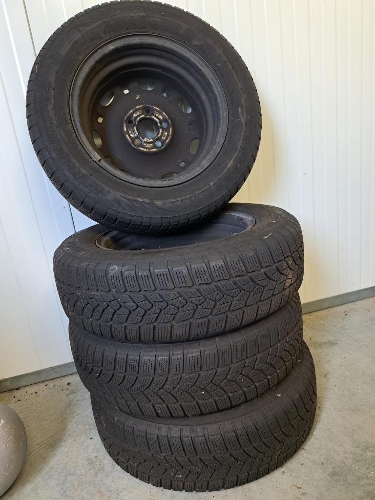 Winterbanden Firestone 175/70R14 op velg, Auto-onderdelen, Banden en Velgen, Ophalen, 14 inch, 175 mm, Banden en Velgen