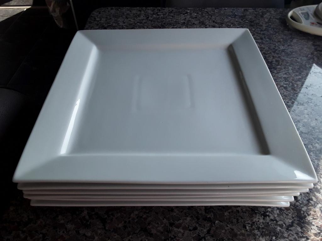 6 vierkante borden 33 cm x 33 cm ( 25 cm x 25 cm int ), Ophalen of Verzenden, Nieuw