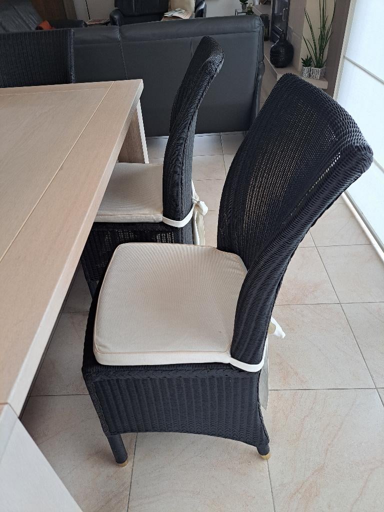 Chaises en rotin - 8 pièces, Maison & Meubles, Chaises, Enlèvement, Utilisé, Osier ou Rotin