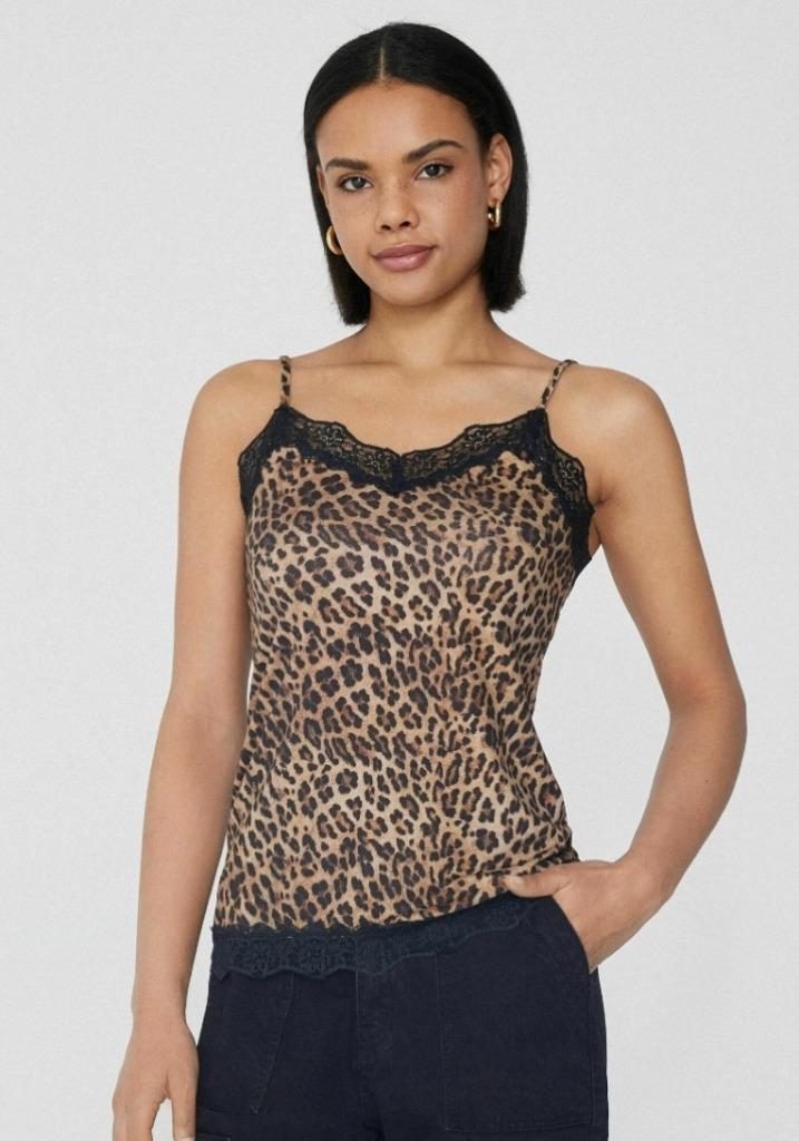 Topje in tijgerprint super mooi one size, Kleding | Dames, Overige kleuren, Nieuw, Ophalen of Verzenden, Zonder mouw