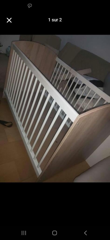 Lit bébé, Enlèvement, Comme neuf, Lit