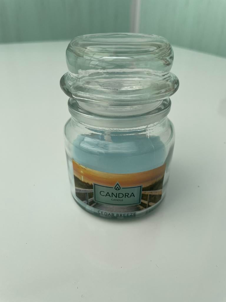 Candra geurkaars cedar breeze, Ophalen