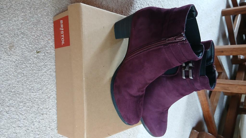 Bordeaux laarsjes maat 37, Kleding | Dames, Ophalen, Overige kleuren, Lage of Enkellaarzen, Zo goed als nieuw
