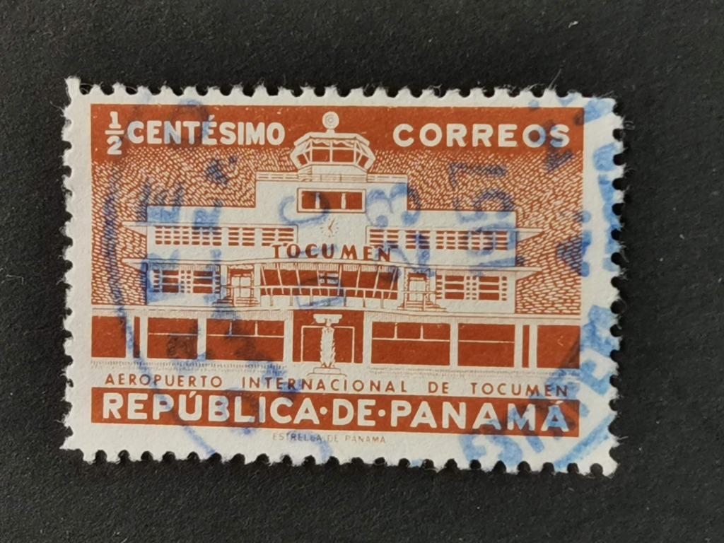 Panama 1955 - inhuldiging luchthaven Tocumen, Ophalen of Verzenden, Gestempeld, Midden-Amerika