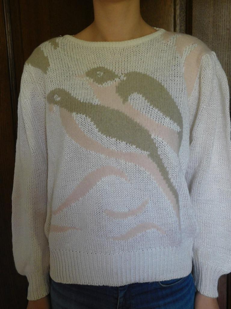 Pull créateur Malina Wong taille 40, Malina Wong, Enlèvement ou Envoi, Porté, Taille 38/40 (M)