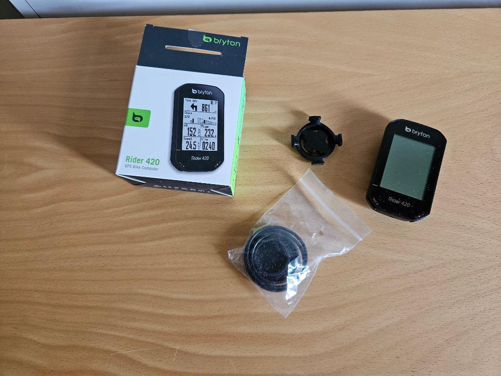 Compteur de vélo Bryton Rider 420, Enlèvement ou Envoi, Sans fil, Comme neuf